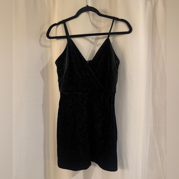 Women’z Mi Ami Black Spaghetti Strap  Dress - Picture 1 of 7